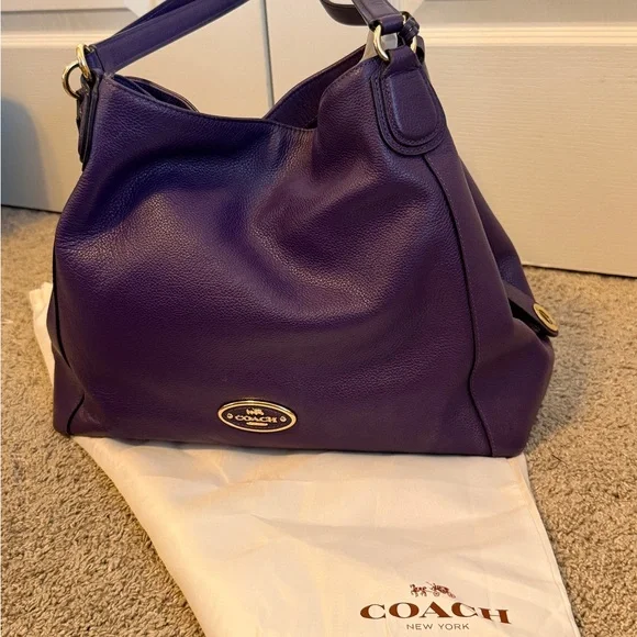 Coach Purple Bag - Picture 3 of 6
